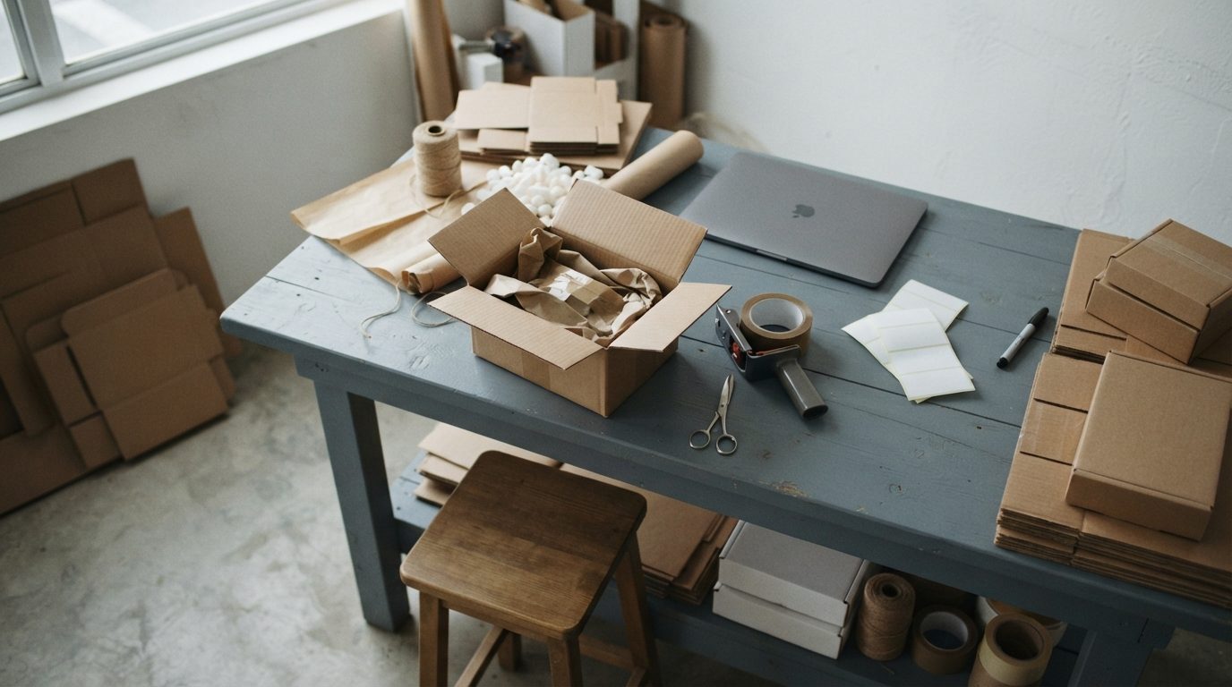 Illustrationsbillede: Fra idé til første ordre: model, platform, leverandør og regnestykke til din lille webshop.