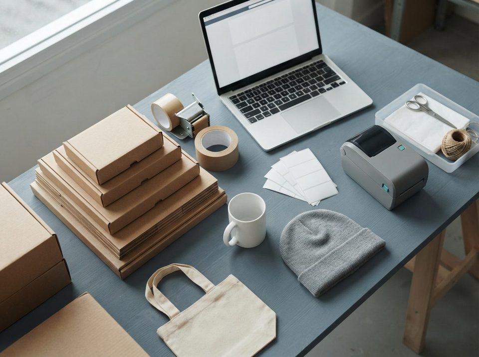 Illustrationsbillede: Hvad er dropshipping? Ordrens vej fra kunde til pakke